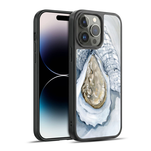 Paul Brent Sea Creatures Oyster White Gel Armour Case For Apple iPhone 14 Pro Max