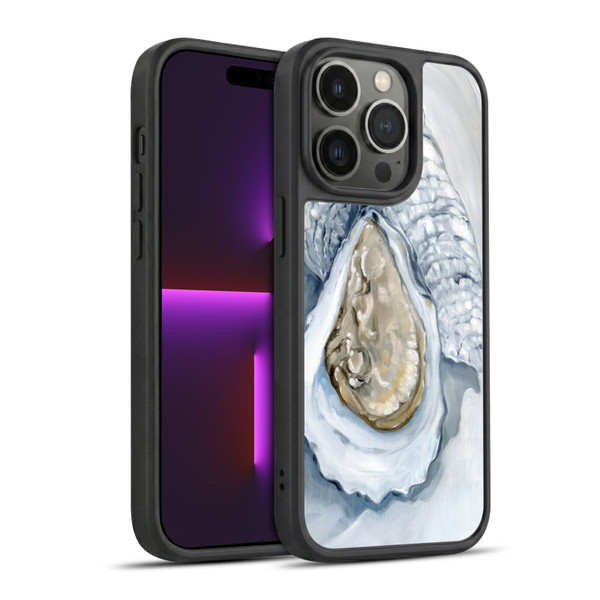 Paul Brent Sea Creatures Oyster White Gel Armour Case For Apple iPhone 14 Pro