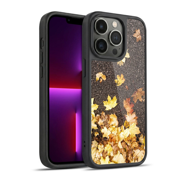 PLdesign Flowers And Leaves Autumn Maple Gel Armour Case For Apple iPhone 13 Pro