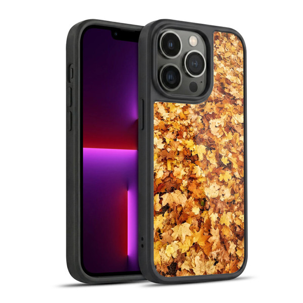 PLdesign Flowers And Leaves Fall Maple Gel Armour Case For Apple iPhone 13 Pro