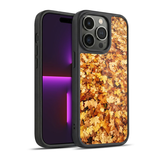 PLdesign Flowers And Leaves Fall Maple Gel Armour Case For Apple iPhone 14 Pro