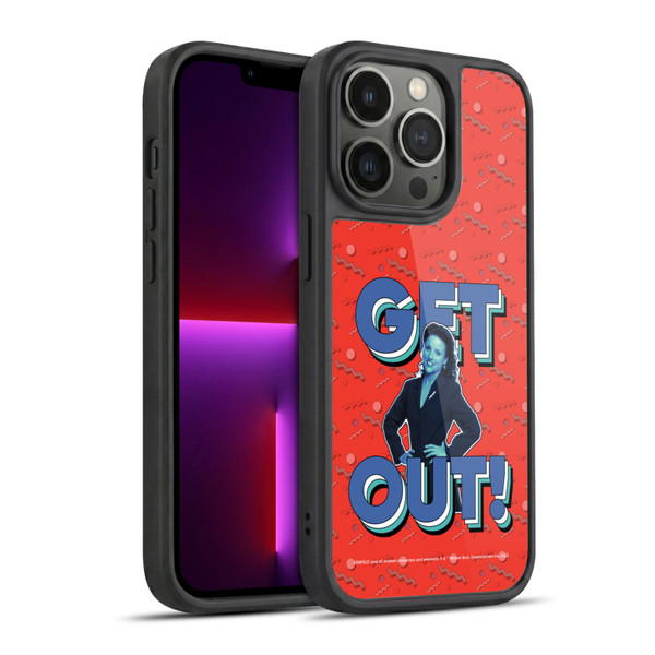 Seinfeld Graphics Get Out! Gel Armour Case For Apple iPhone 13 Pro