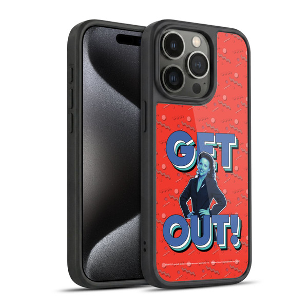 Seinfeld Graphics Get Out! Gel Armour Case For Apple iPhone 15 Pro