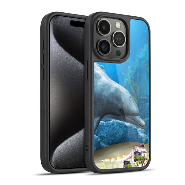Simone Gatterwe Dolphins Dolphin World Gel Armour Case For Apple iPhone 15 Pro