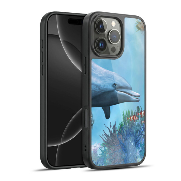 Simone Gatterwe Dolphins Seascape Gel Armour Case For Apple iPhone 16 Pro Max
