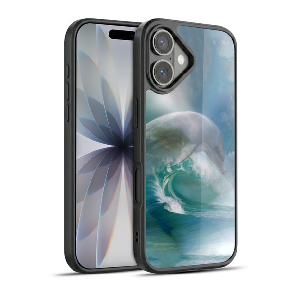 Simone Gatterwe Dolphins Ocean Waves Gel Armour Case For Apple iPhone 17