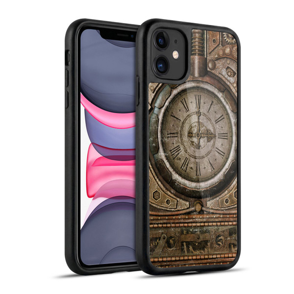 Simone Gatterwe Steampunk Grunge Clock Gel Armour Case For Apple iPhone 11