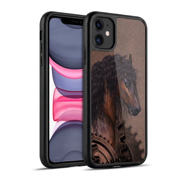 Simone Gatterwe Steampunk Horse Gel Armour Case For Apple iPhone 11
