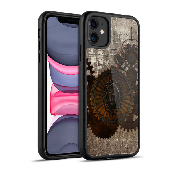 Simone Gatterwe Steampunk Letter Gel Armour Case For Apple iPhone 11