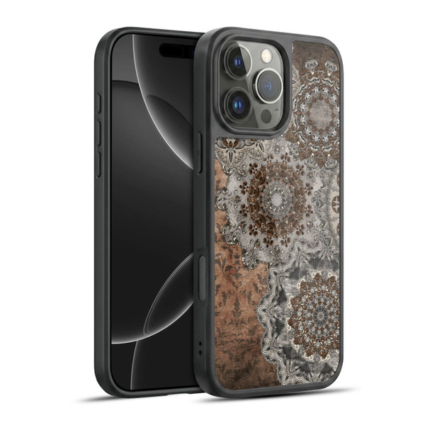 Simone Gatterwe Steampunk Vintage Mandala Gel Armour Case For Apple iPhone 16 Pro Max