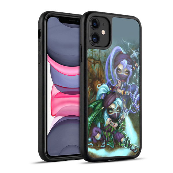 Strangeling Dragon Lightning Ninja Fairies Gel Armour Case For Apple iPhone 11