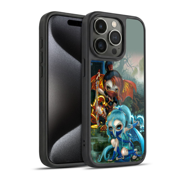 Strangeling Dragon Elemental Ninja Fairies Gel Armour Case For Apple iPhone 15 Pro