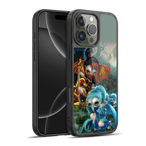 Strangeling Dragon Elemental Ninja Fairies Gel Armour Case For Apple iPhone 16 Pro Max