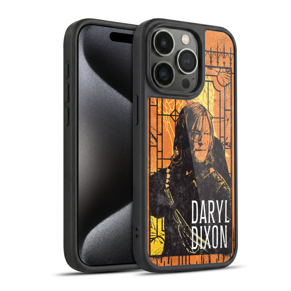 The Walking Dead: Daryl Dixon Graphics Character Art Gel Armour Case For Apple iPhone 15 Pro