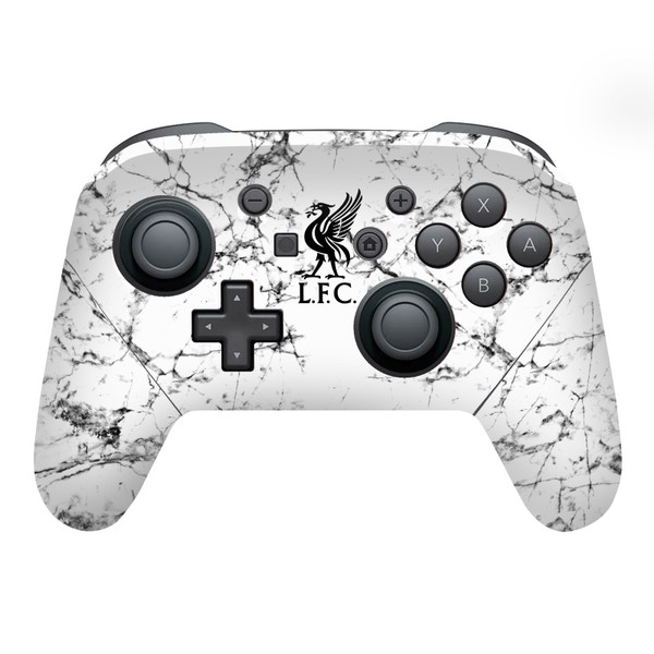 Liverpool Football Club Art Black Liver Bird Marble Vinyl Sticker Skin Decal Cover for Nintendo Switch Pro Controller