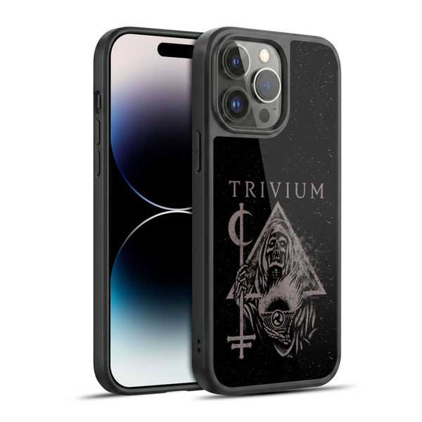 Trivium Graphics Reaper Triangle Gel Armour Case For Apple iPhone 14 Pro Max