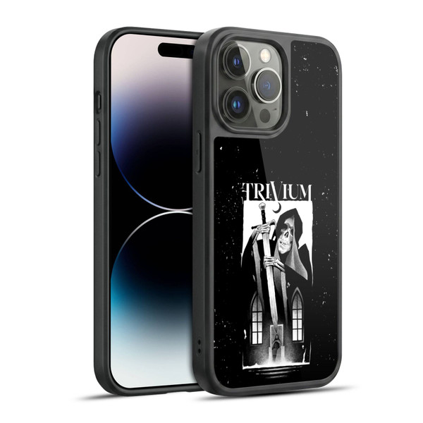 Trivium Graphics Skeleton Sword Gel Armour Case For Apple iPhone 14 Pro Max