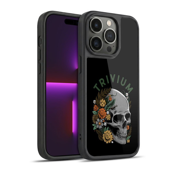 Trivium Graphics Skelly Flower Gel Armour Case For Apple iPhone 14 Pro