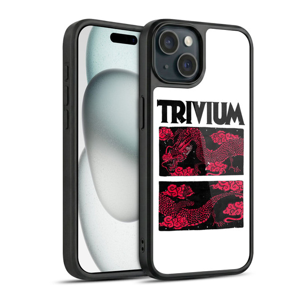 Trivium Graphics Double Dragons Gel Armour Case For Apple iPhone 15