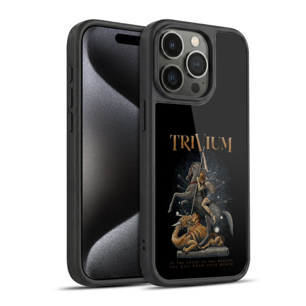 Trivium Graphics Dragon Slayer Gel Armour Case For Apple iPhone 15 Pro