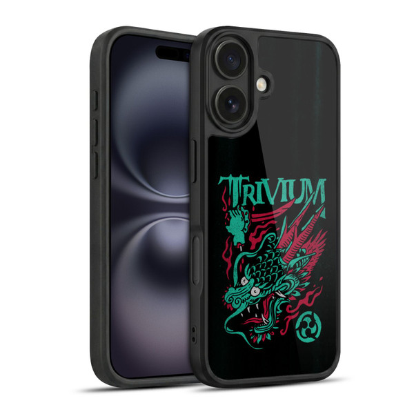 Trivium Graphics Screaming Dragon Gel Armour Case For Apple iPhone 16