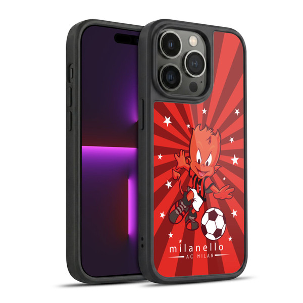 AC Milan Children Milanello 2 Gel Armour Case For Apple iPhone 14 Pro