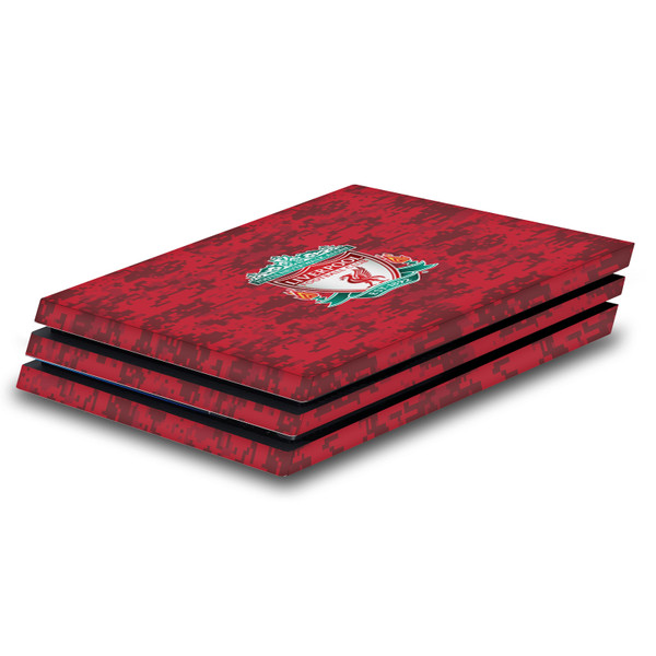 Liverpool Football Club Art Crest Red Camouflage Vinyl Sticker Skin Decal Cover for Sony PS4 Pro Console