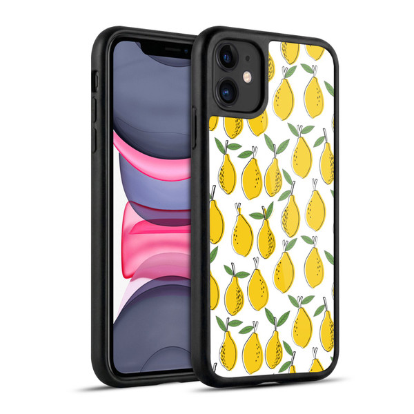 Andrea Lauren Design Food Pattern Lemons Gel Armour Case For Apple iPhone 11