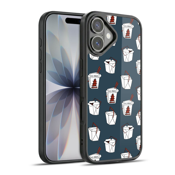 Andrea Lauren Design Food Pattern Take Out Gel Armour Case For Apple iPhone 17