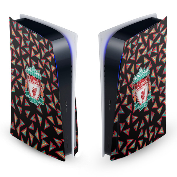 Liverpool Football Club Art Geometric Pattern Vinyl Sticker Skin Decal Cover for Sony PS5 Disc Edition Console
