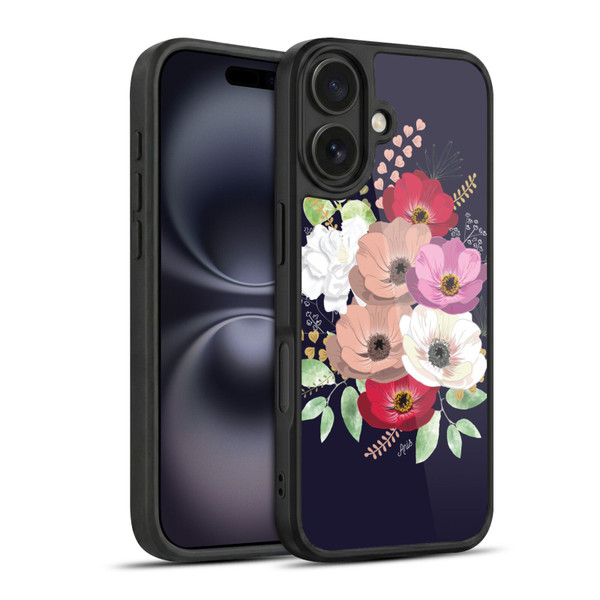 Anis Illustration Flowers Bouquet 2 Gel Armour Case For Apple iPhone 16