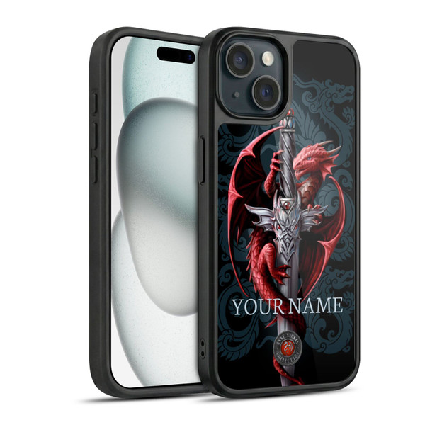 Custom Customised Personalised Anne Stokes Art Dagger Gel Armour Case For Apple iPhone 15
