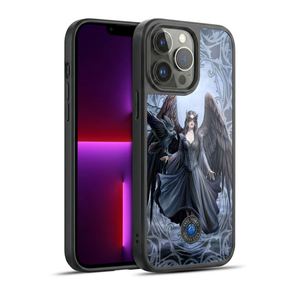 Anne Stokes Raven Full With Pattern Gel Armour Case For Apple iPhone 13 Pro Max