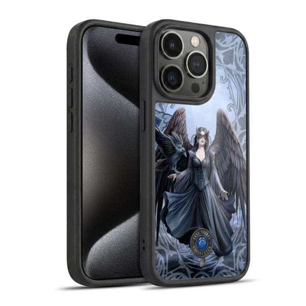 Anne Stokes Raven Full With Pattern Gel Armour Case For Apple iPhone 15 Pro
