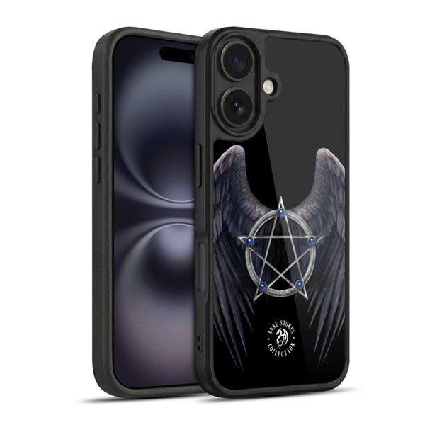 Anne Stokes Raven Winged Pentagram Gel Armour Case For Apple iPhone 16