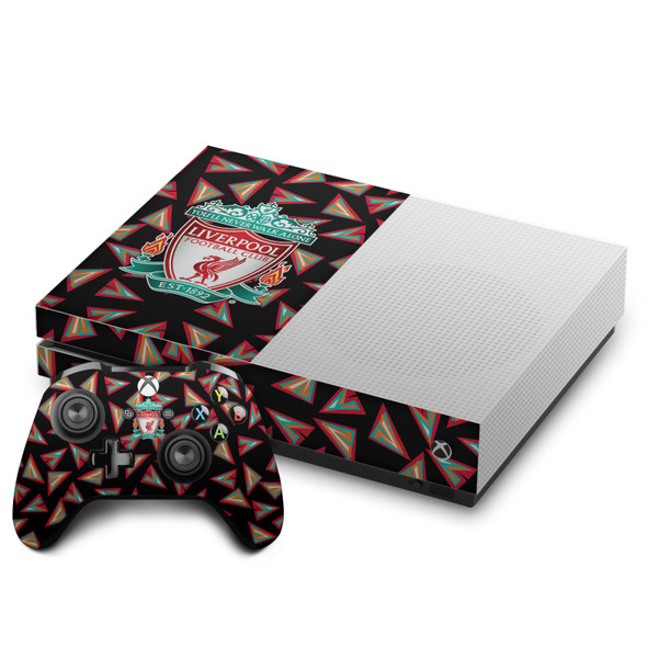 Liverpool Football Club Art Geometric Pattern Vinyl Sticker Skin Decal Cover for Microsoft One S Console & Controller
