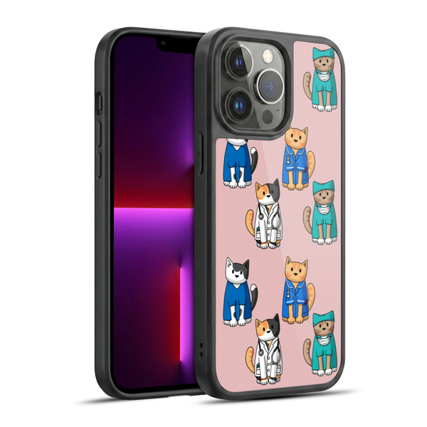 Beth Wilson Doodle Cats 2 Professionals Gel Armour Case For Apple iPhone 13 Pro Max