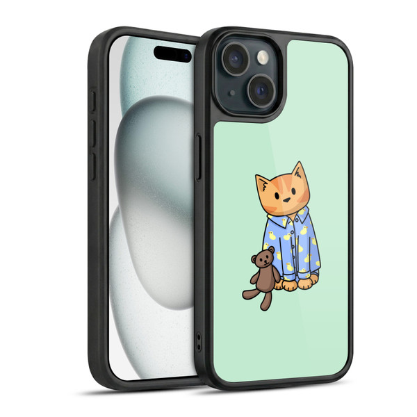 Beth Wilson Doodle Cats 2 Bedtime Pyjama Gel Armour Case For Apple iPhone 15