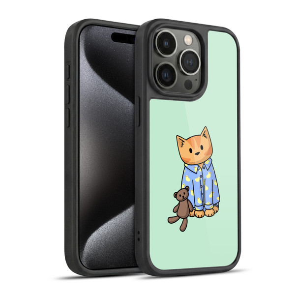 Beth Wilson Doodle Cats 2 Bedtime Pyjama Gel Armour Case For Apple iPhone 15 Pro