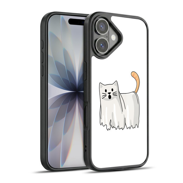 Beth Wilson Doodle Cats 2 Halloween Ghost Gel Armour Case For Apple iPhone 17