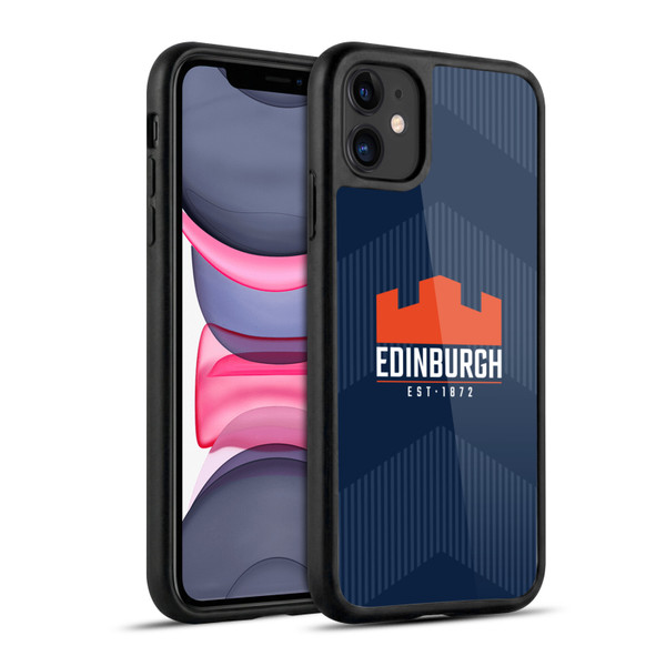 Edinburgh Rugby Graphics Lines Gel Armour Case For Apple iPhone 11