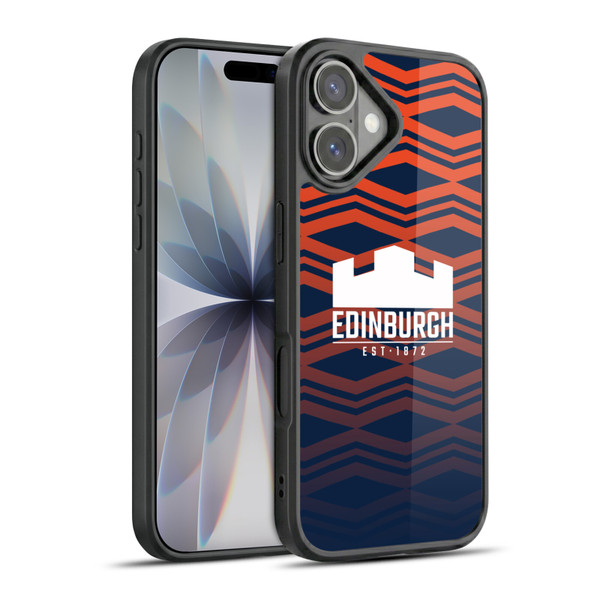 Edinburgh Rugby Graphics Pattern Gradient Gel Armour Case For Apple iPhone 17