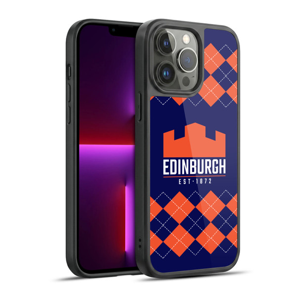 Edinburgh Rugby Logo 2 Argyle Gel Armour Case For Apple iPhone 13 Pro Max