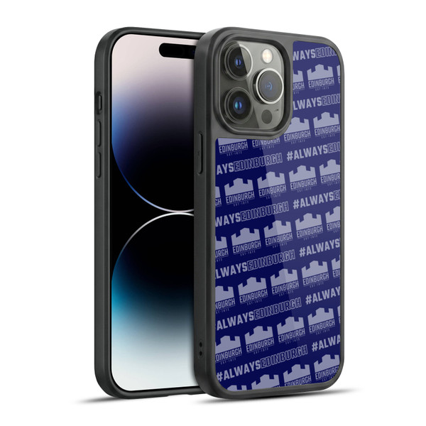 Edinburgh Rugby Logo 2 Pattern Gel Armour Case For Apple iPhone 14 Pro Max