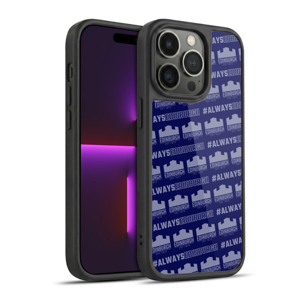 Edinburgh Rugby Logo 2 Pattern Gel Armour Case For Apple iPhone 14 Pro