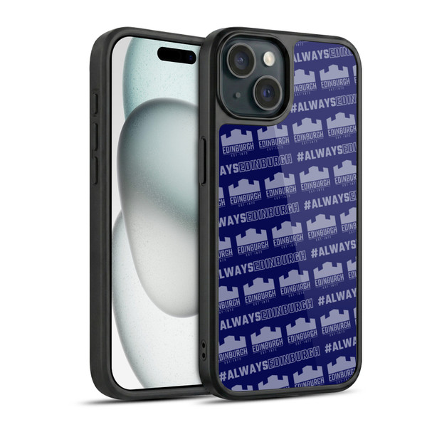 Edinburgh Rugby Logo 2 Pattern Gel Armour Case For Apple iPhone 15