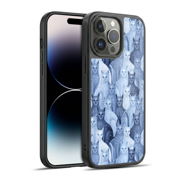 Episodic Drawing Pattern Cats Gel Armour Case For Apple iPhone 14 Pro Max