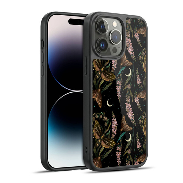 Episodic Drawing Pattern Death Head Pattern Gel Armour Case For Apple iPhone 14 Pro Max