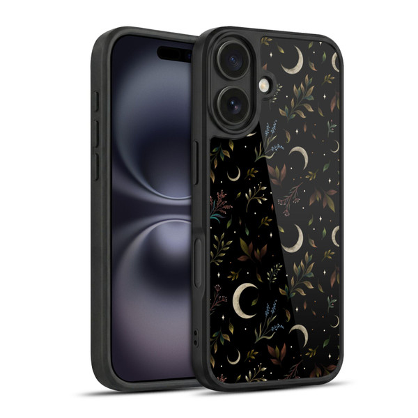 Episodic Drawing Pattern Crescent Moon Gel Armour Case For Apple iPhone 16