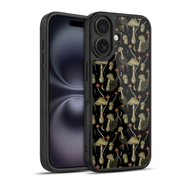 Episodic Drawing Pattern Death Cap Gel Armour Case For Apple iPhone 16
